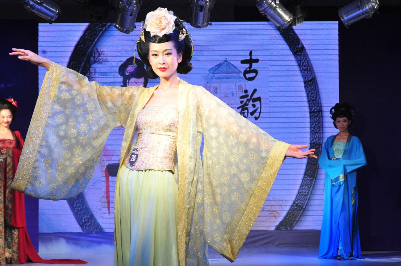 中俄蒙国际选美大赛 汉服主题走秀